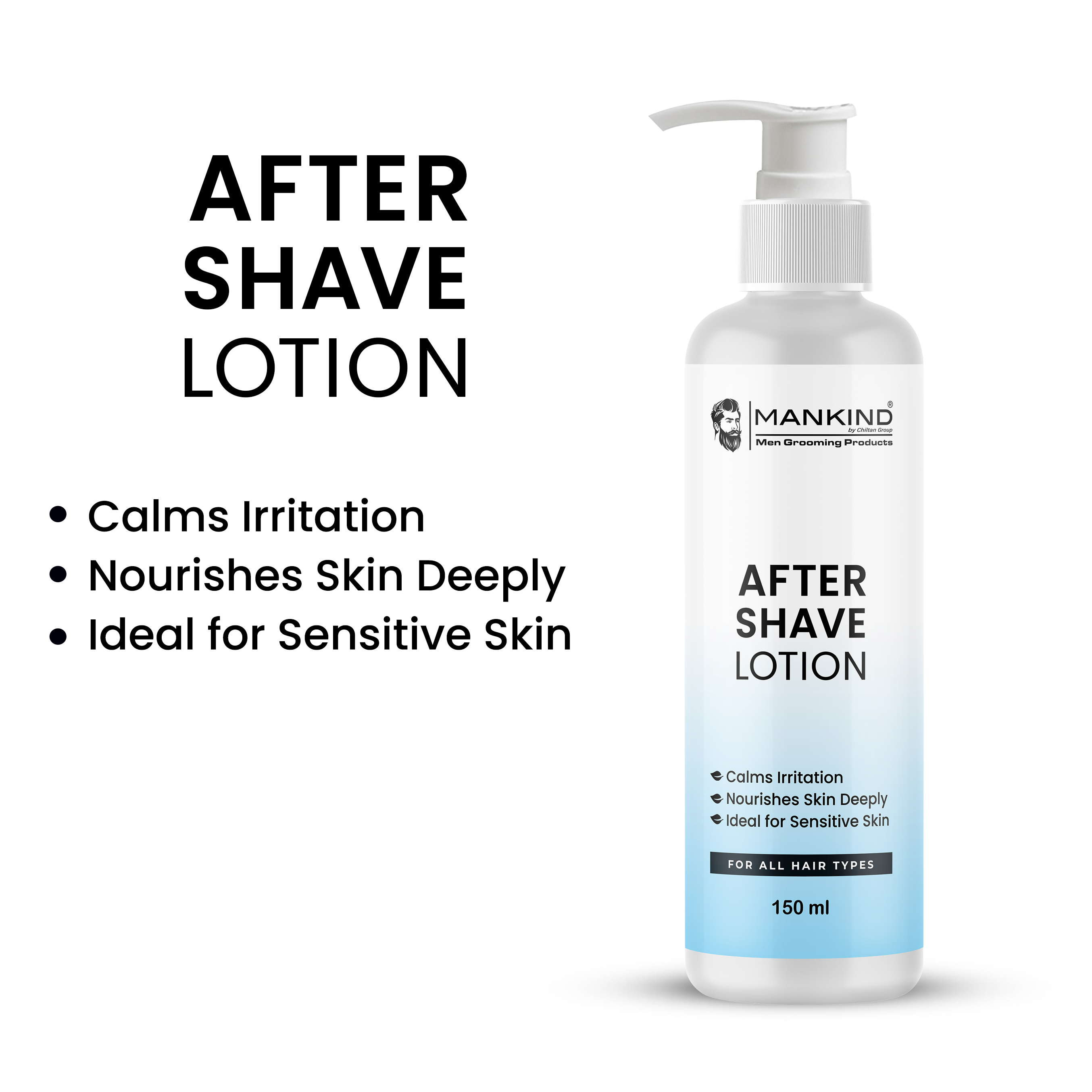 After Shave Lotion – Nourishes Skin Deeply, Ideal For Sensitive Skin,