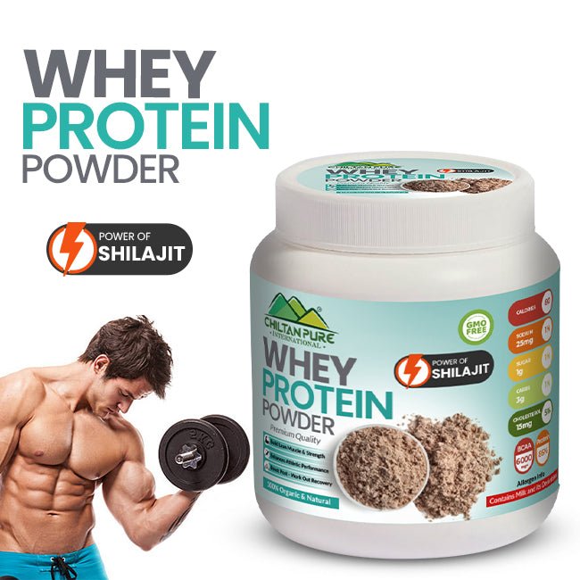 Whey Protein Powder Power OF Shilajit, Build Lean Muscle