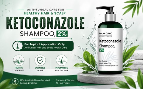 Ketoconazole Shampoo – Medicated Anti-Dandruff Scalp Care