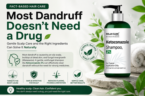 Ketoconazole Shampoo – Medicated Anti-Dandruff Scalp Care