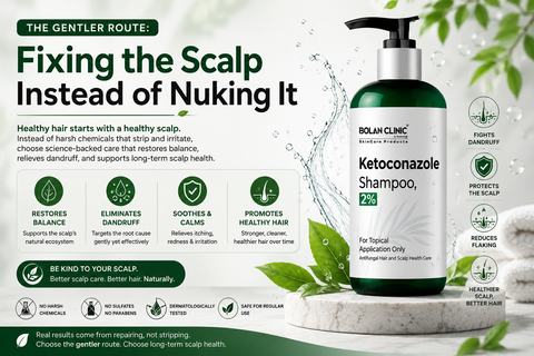 Ketoconazole Shampoo – Medicated Anti-Dandruff Scalp Care