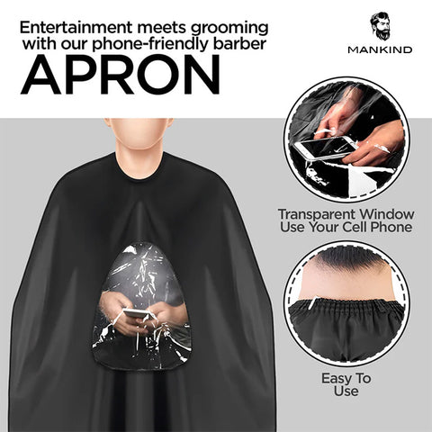 Black Apron - with a Mobile-Friendly Transparent Window