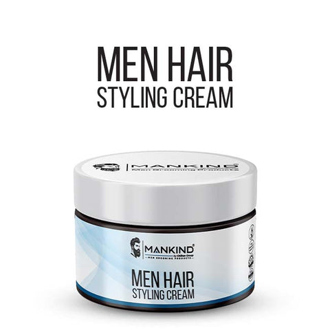 Men Hair Styling Cream — Natural Hold & Glossy Shine