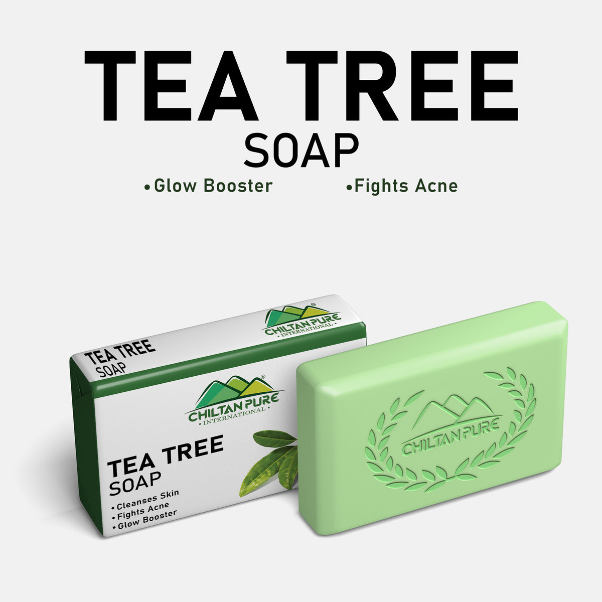 Tea Tree Soap - Cleanses & Moisturizes Skin, Fights Acne, Glow Booster