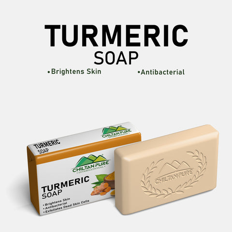 Turmeric Soap - Brightens Skin, Anti-Bacterial, Exfoliates Dead Skin Cells