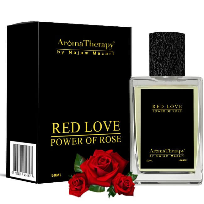 Red Love Natural Perfume - Freshly Blooms of Roses for a Romantic Touch