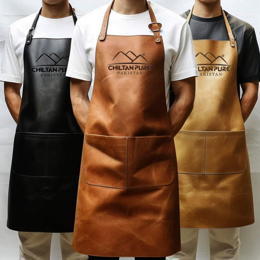 Leather Cooking Appron / 100% Pure COW 🐄 Leather