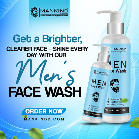 Men Face Wash – Anti – Impurities, Refreshes Skin, Remove Blackheads & Unclog Pores