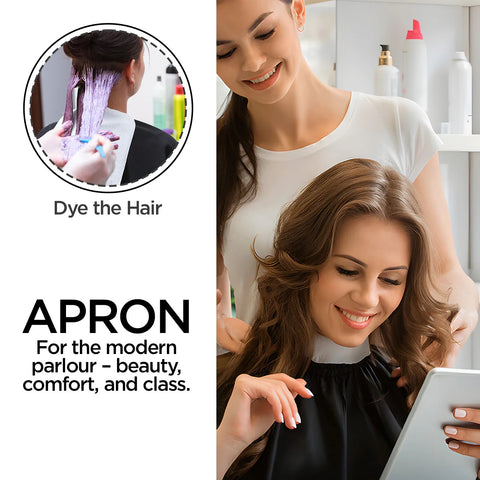 Black Apron - with a Mobile-Friendly Transparent Window