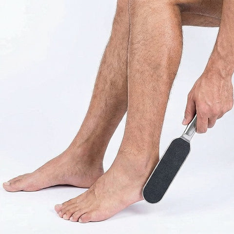 Foot Scrubber / Stainless Steel / For Dead Skin Removal / Heavy Duty Pedicure Tool for Smooth & Soft Heels