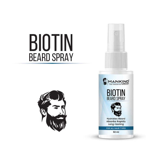 Biotin Beard Spray — Hydrates & Tames Frizz