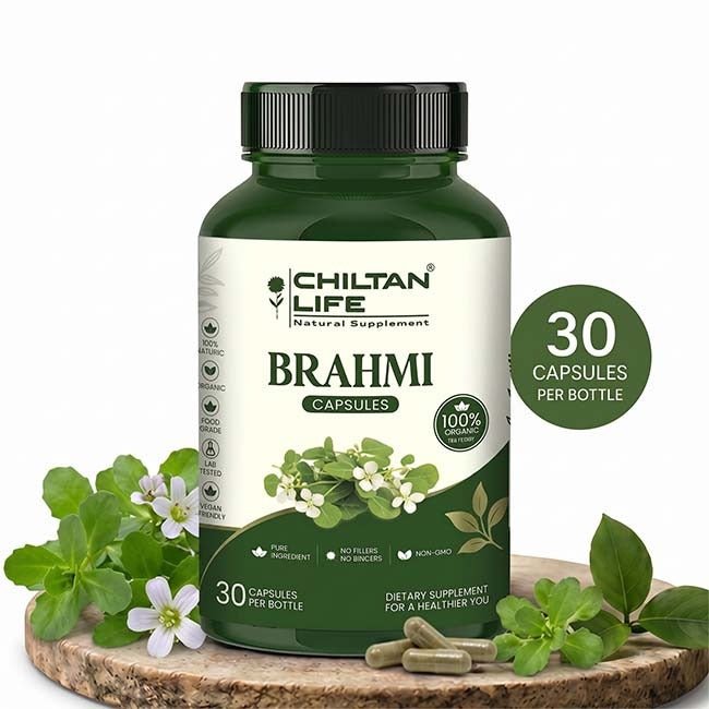Brahmi Capsules 30-tablet bottle 500mg by Mankind