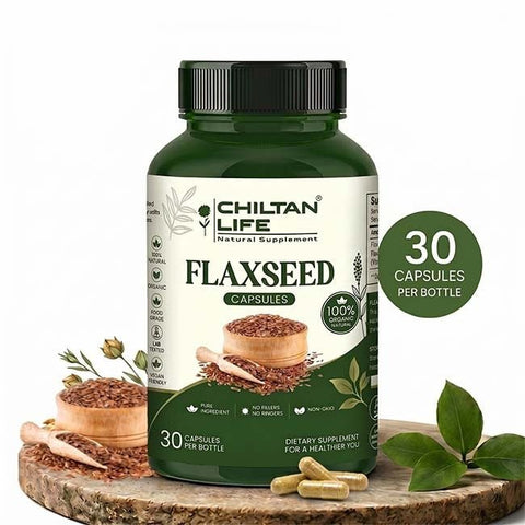 Mankind Flaxseed Capsules 30 tablets bottle front