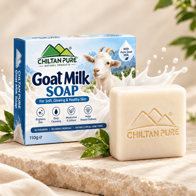 Goat Milk Soap Bar 110g for Soft, Smooth and Glowing Skin - ChiltanPure