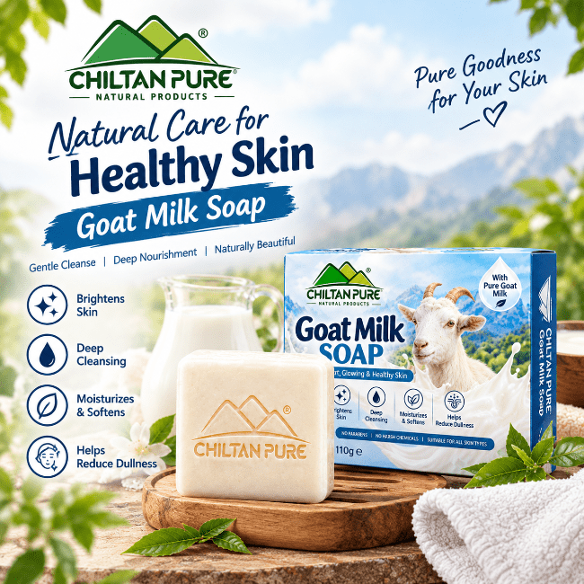 Goat Milk Soap Bar 110g for Soft, Smooth and Glowing Skin - ChiltanPure