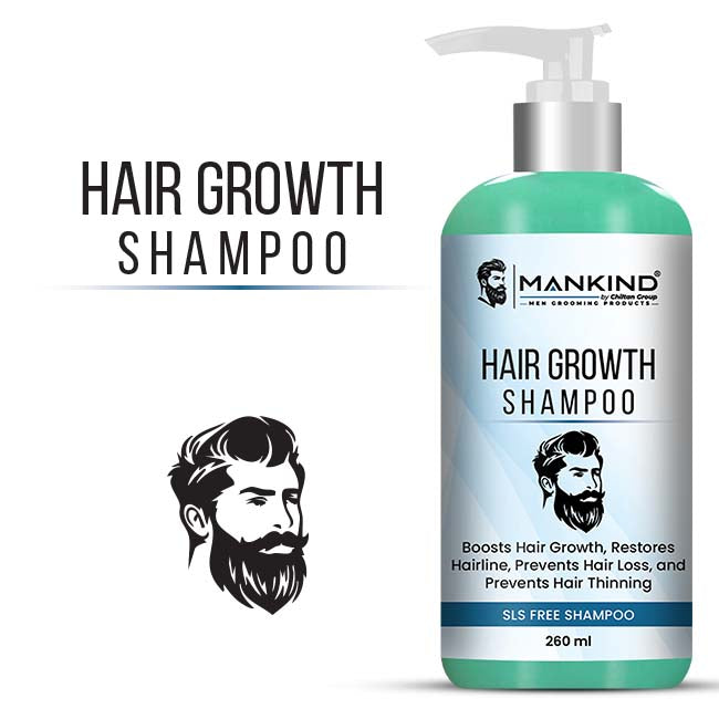 Men Hair Growth Shampoo — Reduces Hair Fall & Controls Oily Hair