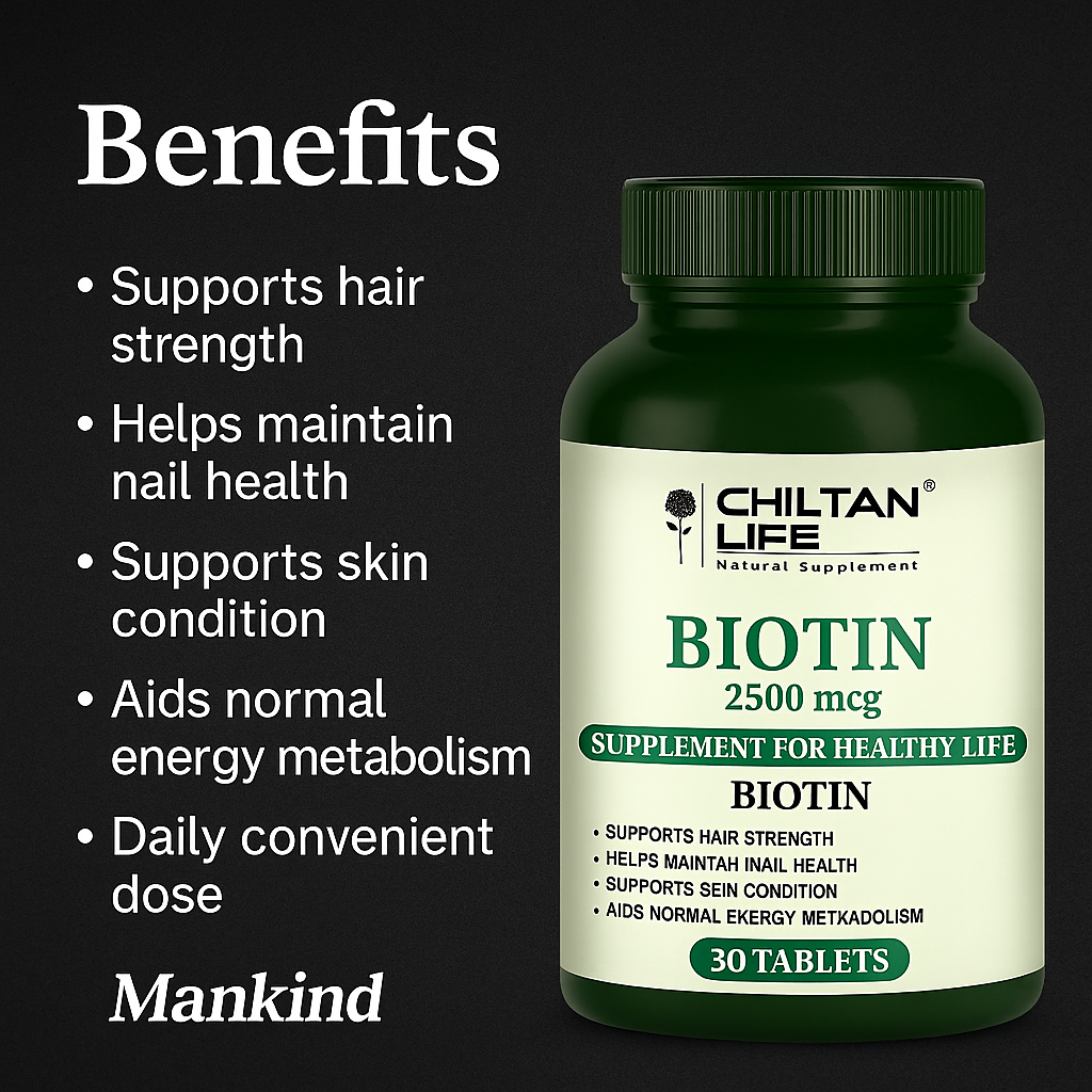 Mankind Biotin key benefits