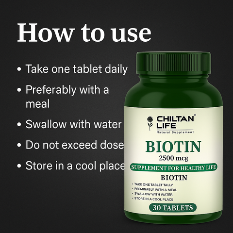 Mankind Biotin tablet usage instructions