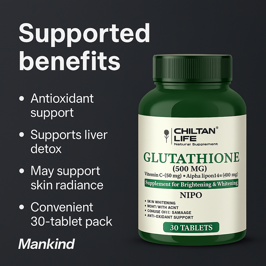 Mankind Glutathione key benefits