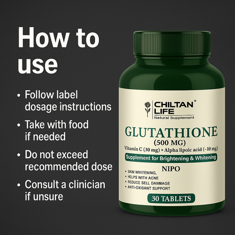 Mankind Glutathione how to use guidance