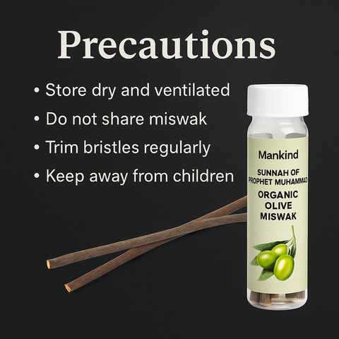 Mankind miswak storage and care guidance