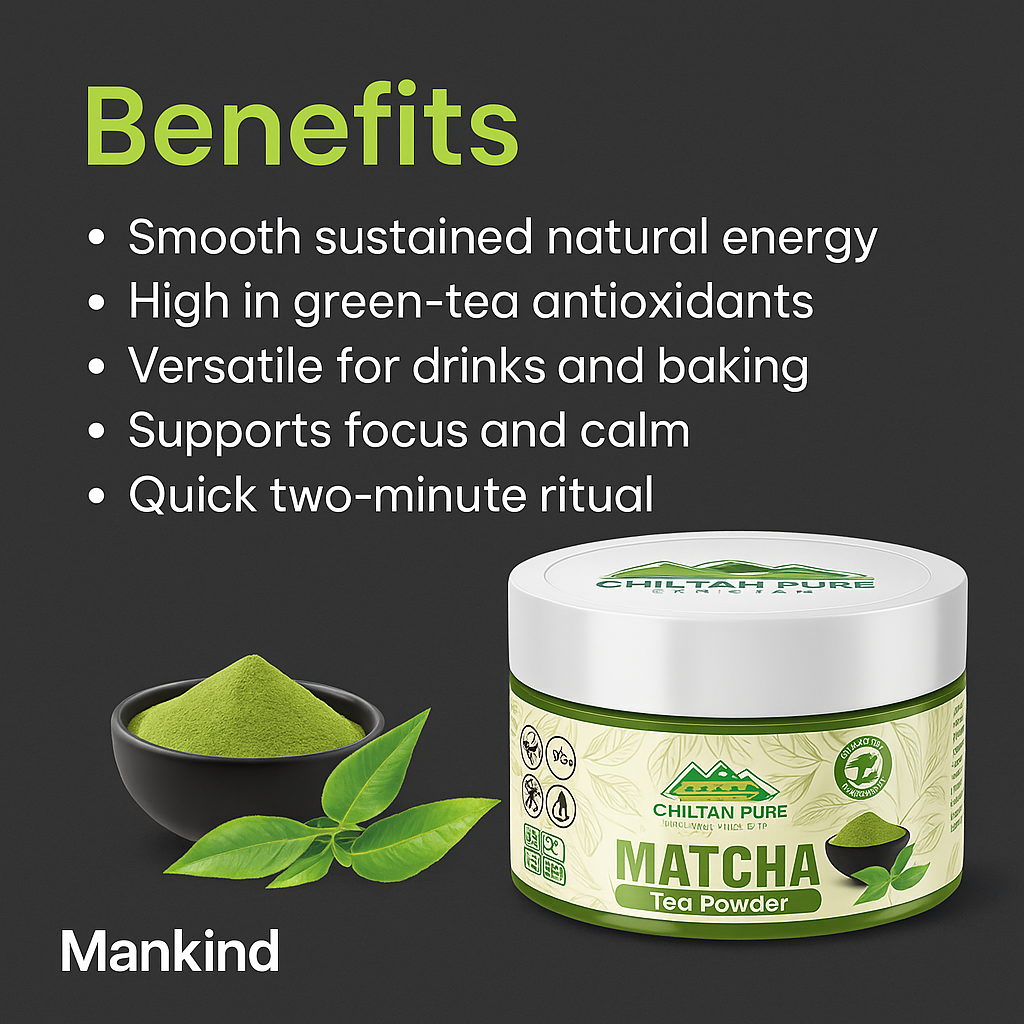 Mankind matcha benefit highlights