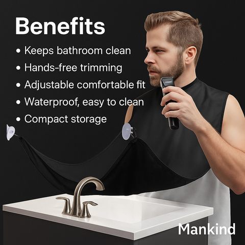 Mankind beard trimming apron benefits