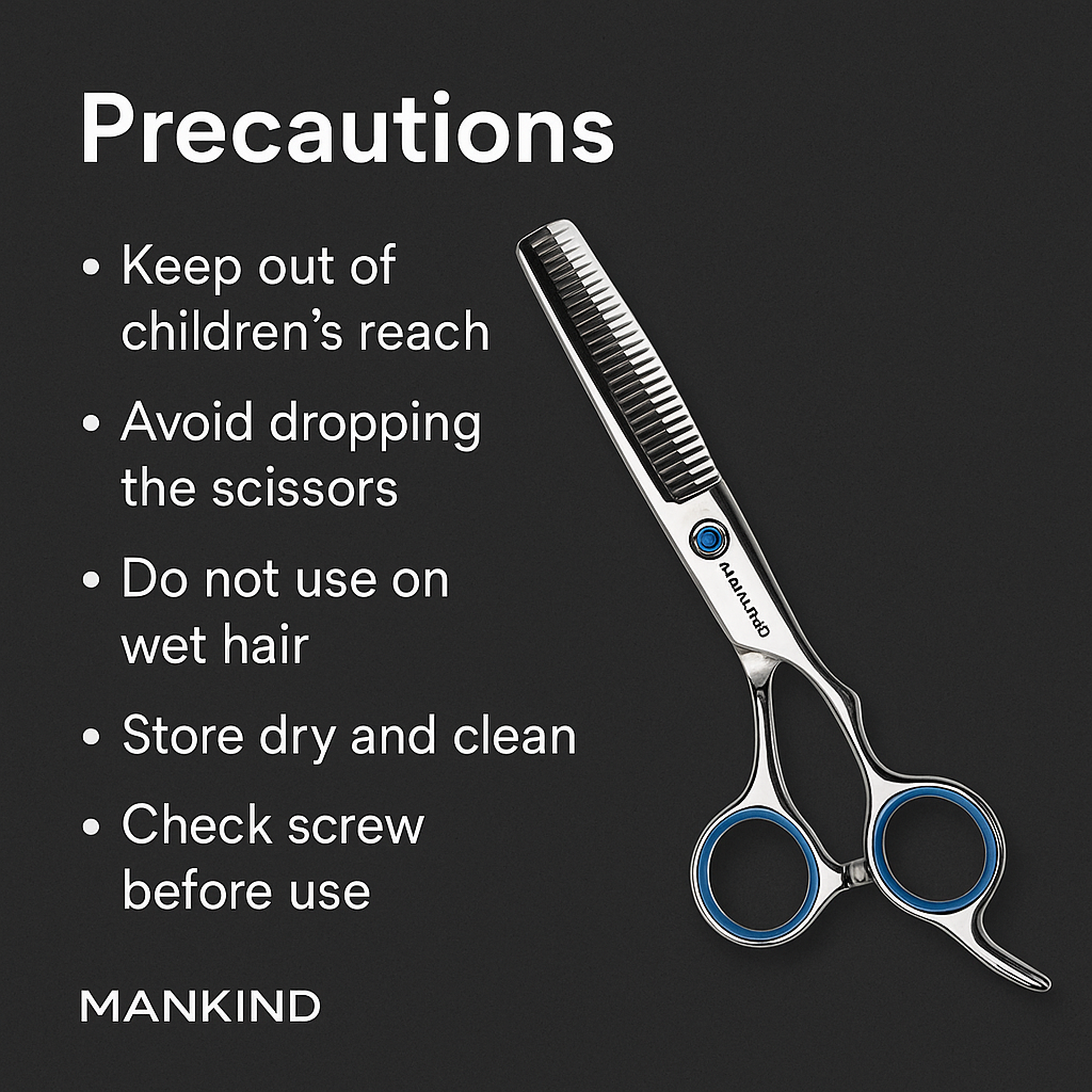 Mankind scissors safety precautions