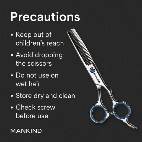 Mankind scissors safety precautions