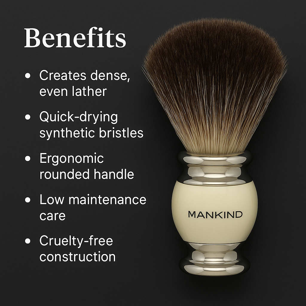 Mankind shaving brush key benefits
