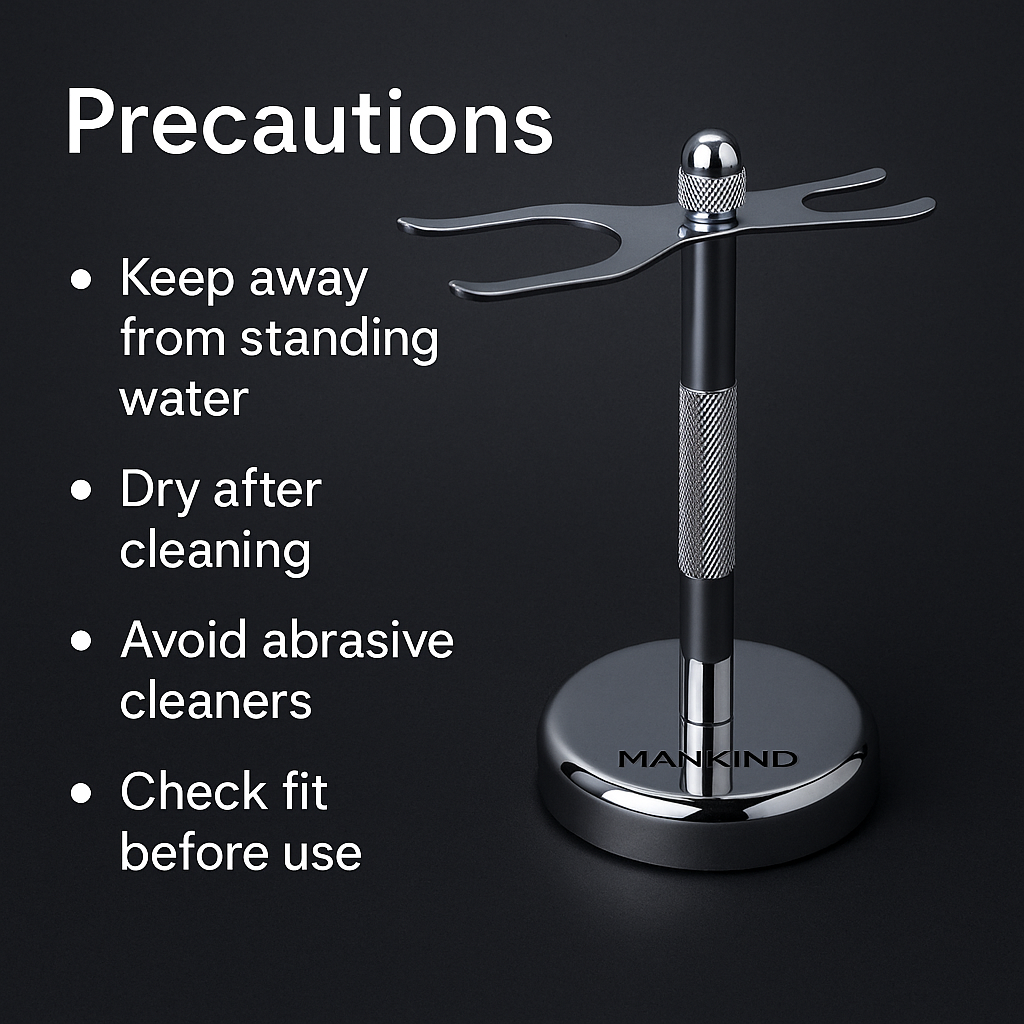 Mankind safety precautions for stand