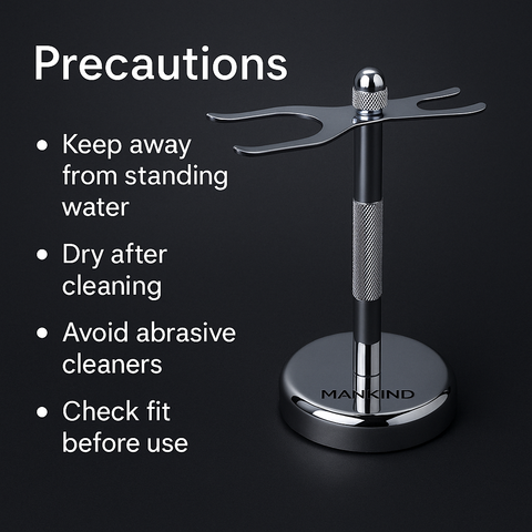 Mankind safety precautions for stand