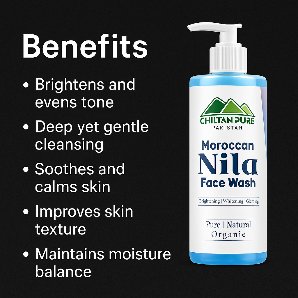 Mankind Moroccan Nila Face Wash key benefits