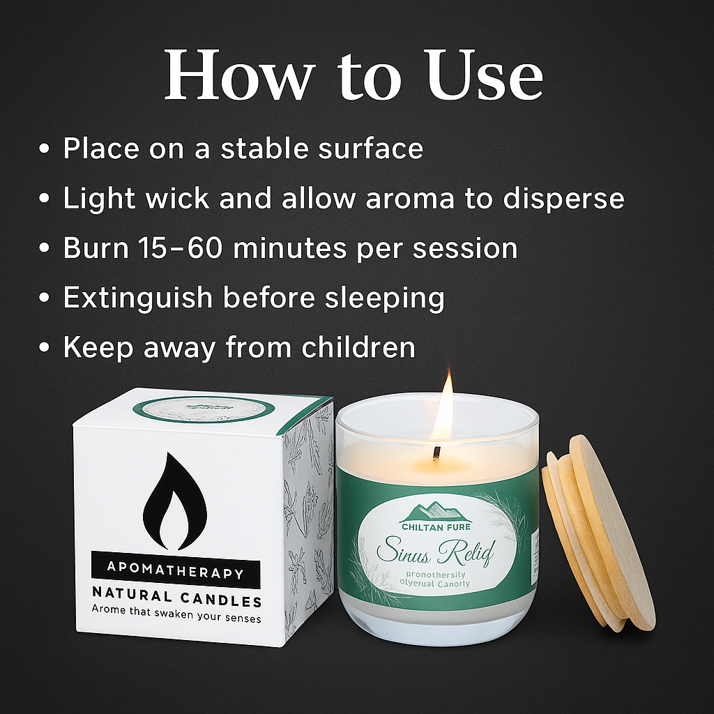 Mankind candle shown with lit wick on a stable surface