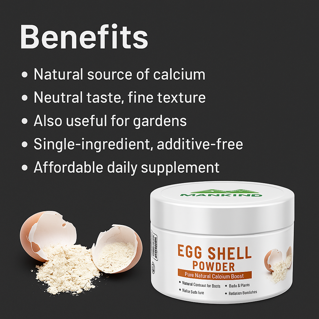 Mankind Egg Shell Powder key benefits