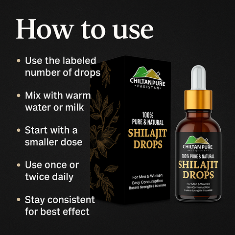 Mankind Shilajit Drops - dropper and instructions