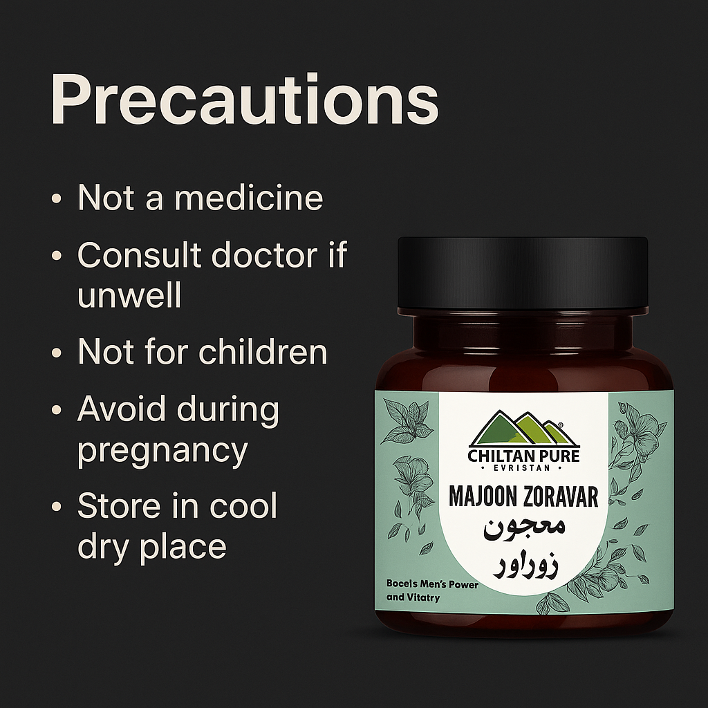 Mankind Majoon Zoravar precautions
