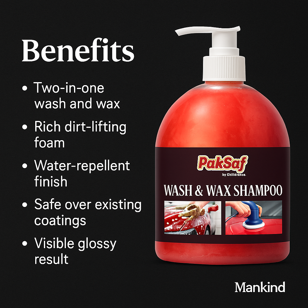 Mankind wash and wax shampoo key benefits