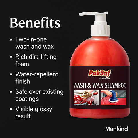 Mankind wash and wax shampoo key benefits