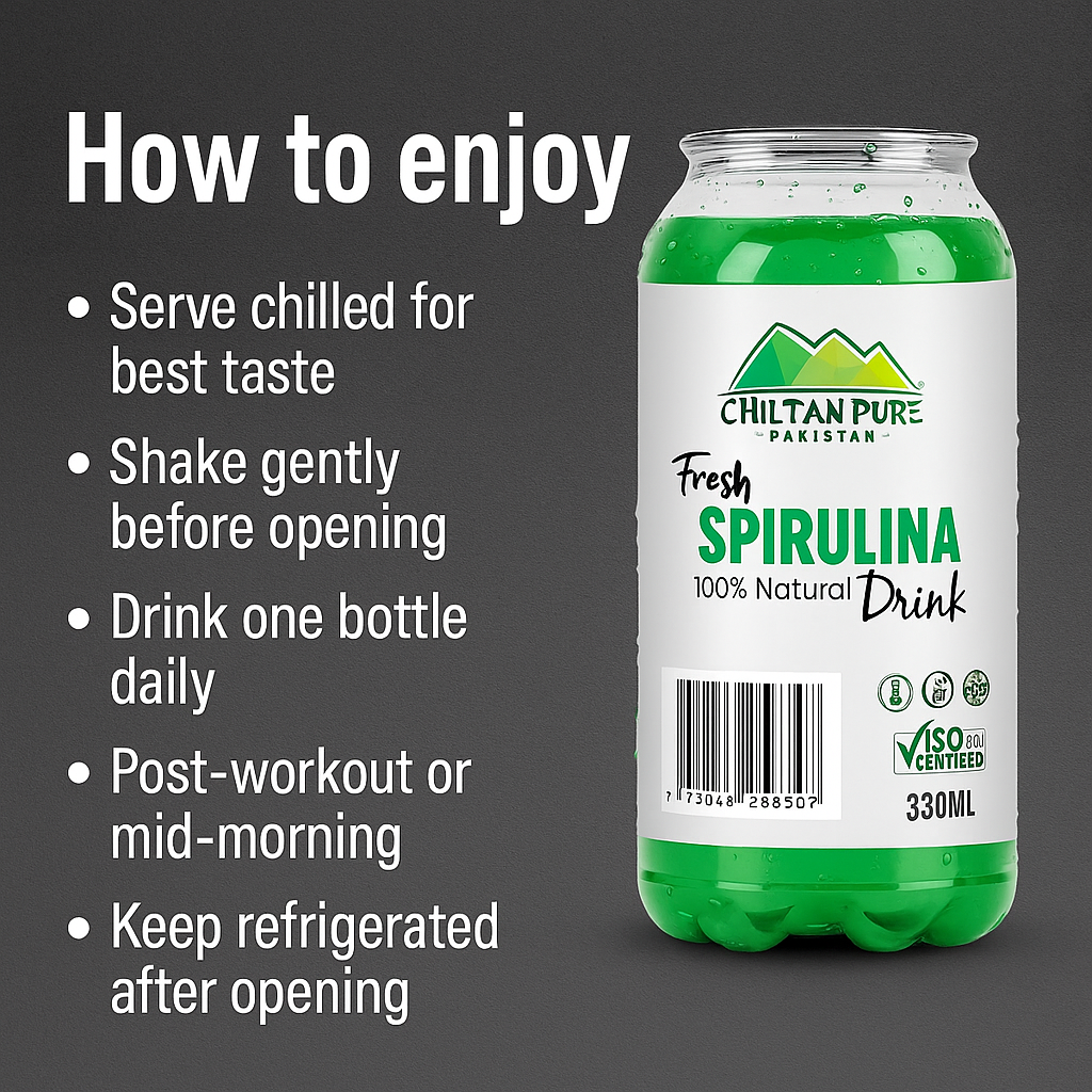 Mankind Spirulina Drink how to use steps