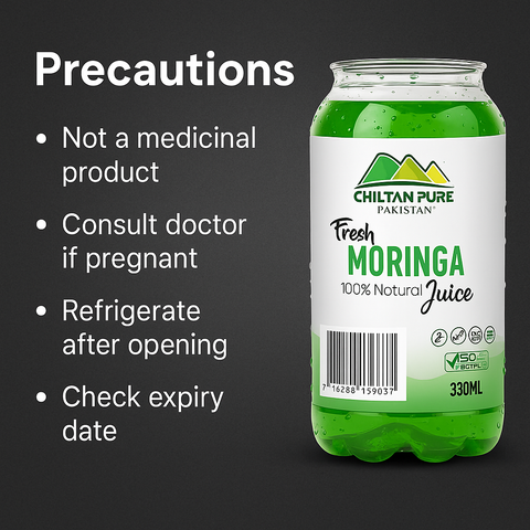 Mankind Moringa Juice precautions