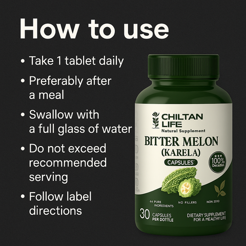 How to use Karela Capsule by Mankind