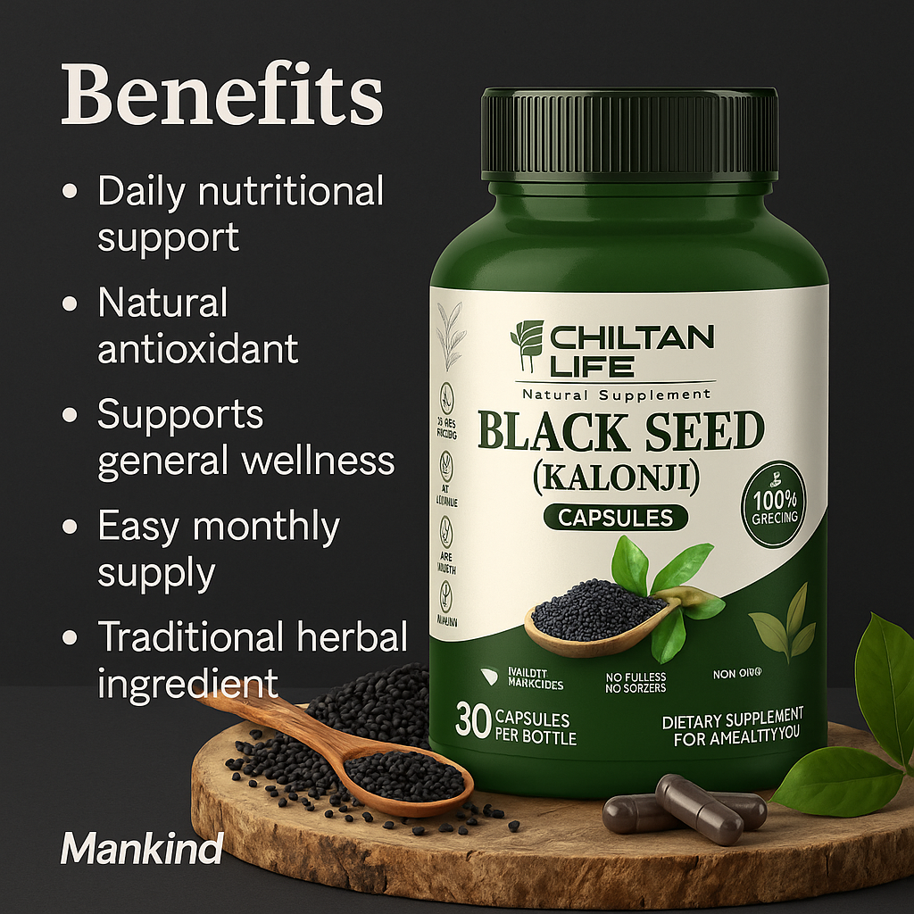 Mankind Black Seed Capsules main benefits