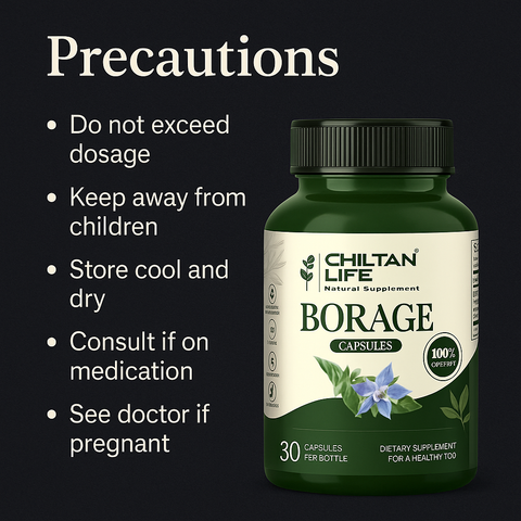 Mankind borage capsules precautions
