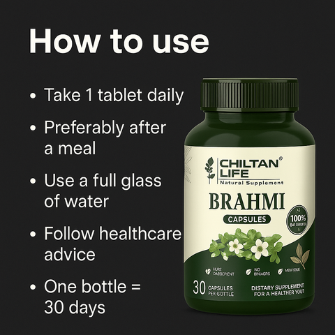 How to use Brahmi Capsules from Mankind