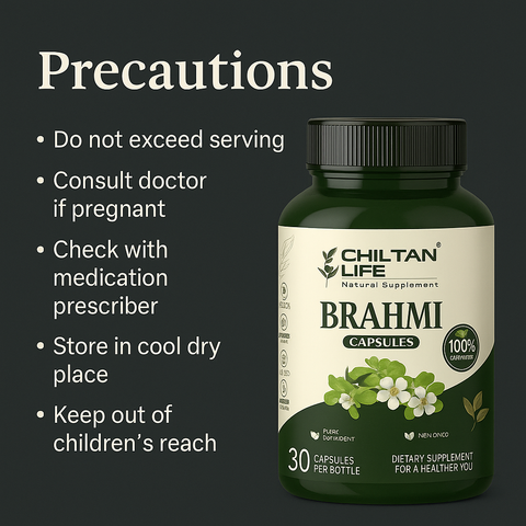 Precautions for Brahmi Capsules by Mankind