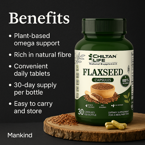 Mankind flaxseed capsules benefits