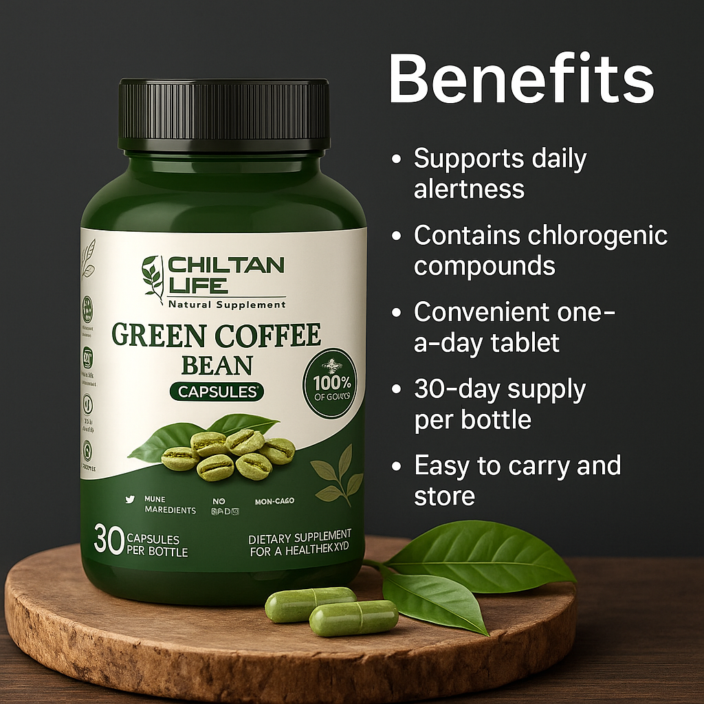 Mankind green coffee bean capsules benefits