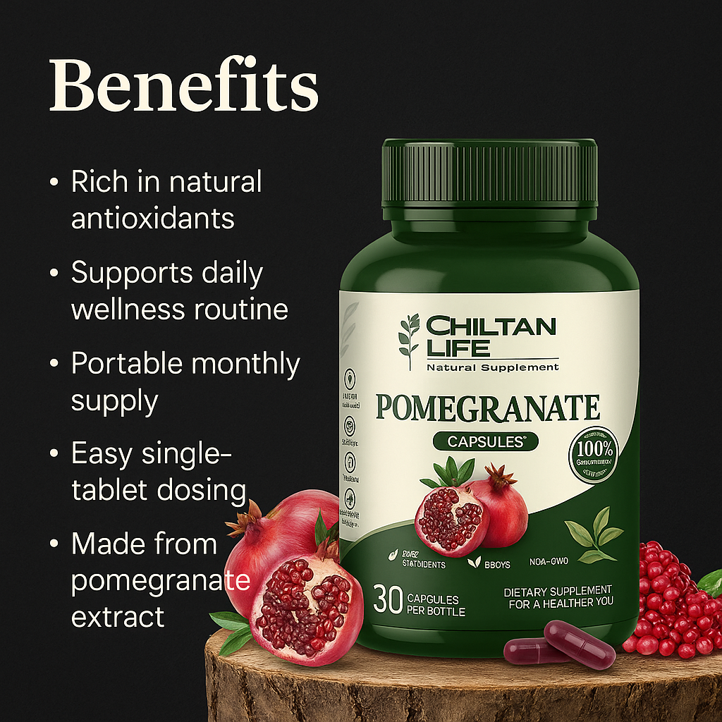 Pomegranate Capsule benefits list by Mankind