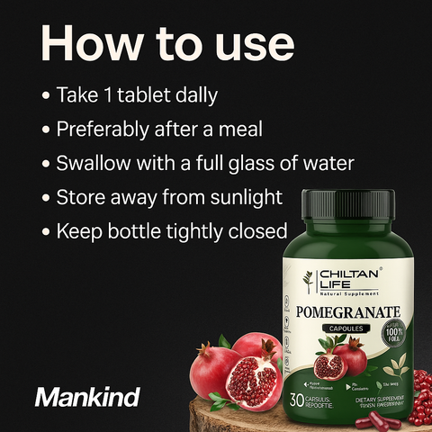 How to use Pomegranate Capsule by Mankind
